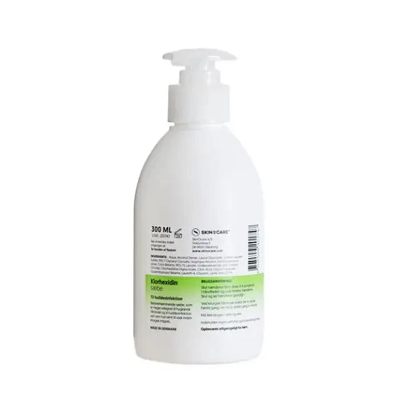 Klorhexidin Sæbe SkinOcare 300 ml